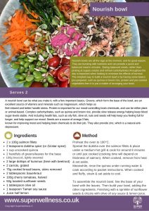 Nourish bowl recipe