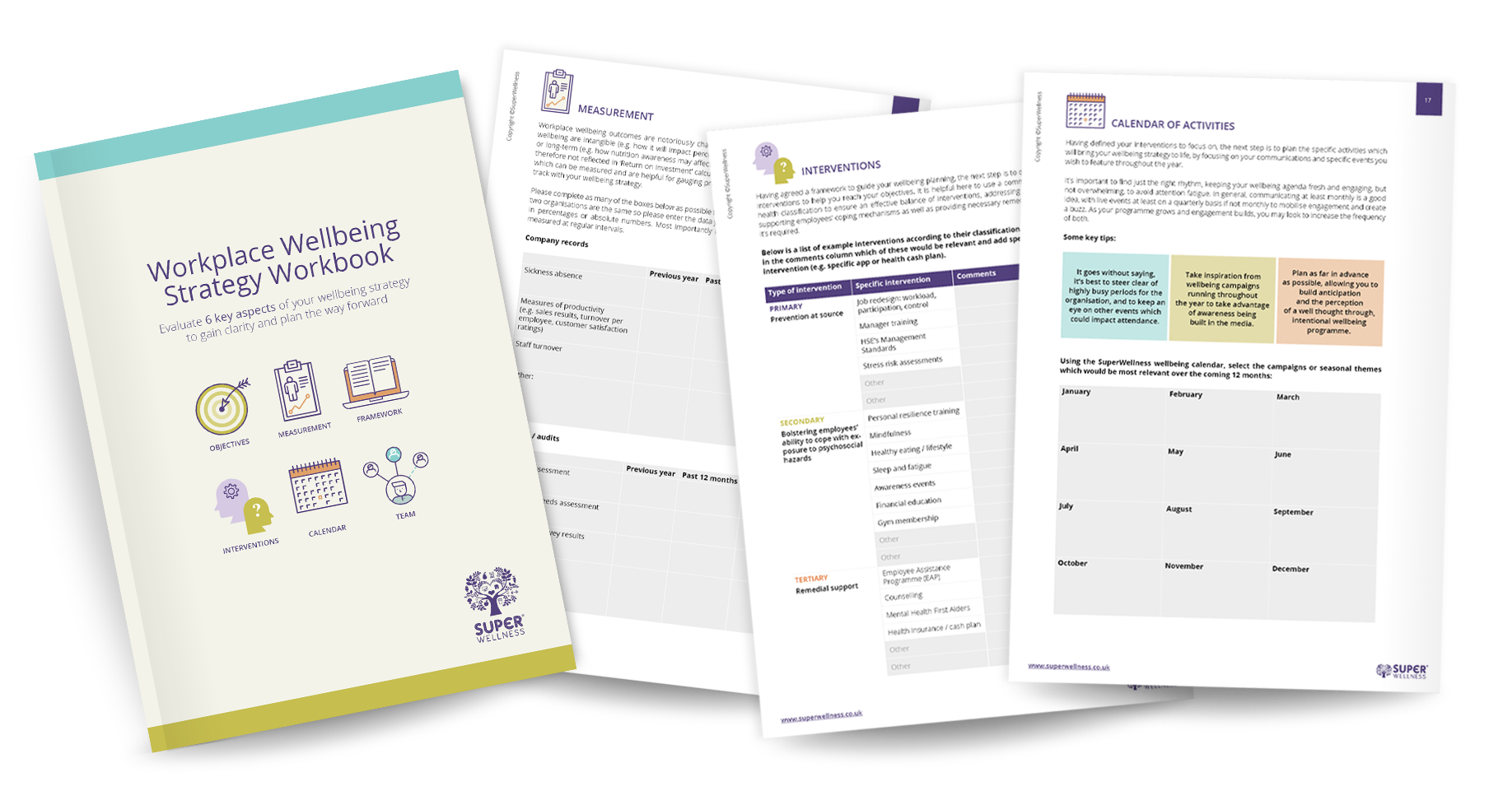 Wellbeing strategy workbook