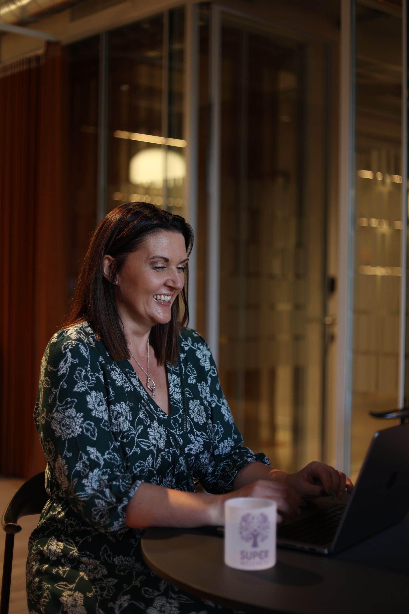 workplace wellbeing consultant delivering a programme